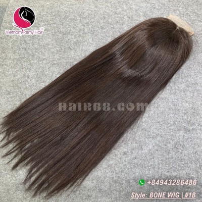 Straight 4x4 lace closure wigs 26 inches 180% Density