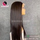 Straight 4x4 lace closure wigs 28 inches 180% Density