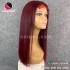 Straight 4x4 lace closure wigs 22 inches 180% Density