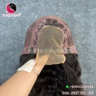 Natural wavy 4x4 lace closure wigs 16 inches 180% Density