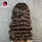 Natural wavy 4x4 lace closure wigs 22 inches 180% Density