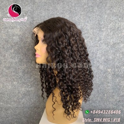 Loose Wavy 4x4 lace closure wigs 26 inches 180% Density