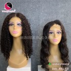 Curly textures 4x4 lace closure wigs 12 inches 180% Density