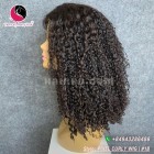 Curly textures 4x4 lace closure wigs 12 inches 180% Density