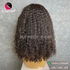 Pixel curly 4x4 lace closure wigs 16 inches 180% Density