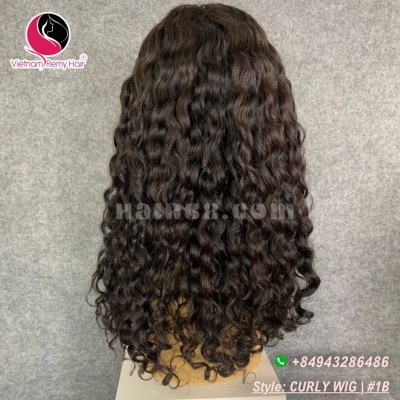  Spiral curls 4x4 lace closure wigs 20 inches 180% Density