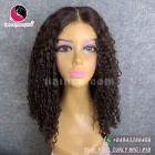 Deep curly 4x4 lace closure wigs 22 inches 180% Density