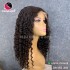 Curly 4x4 lace closure wigs 26 inches 180% Density