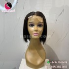 Vietnamese Straight 5x5 lace closure wigs 10 inches 180% Density