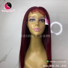 Natural Straight 5x5 lace closure wigs 12 inches 150% Density