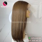 Straight 5x5 lace closure wigs 16 inches 180% Density