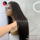 Straight 5x5 lace closure wigs 32 inches 180% Density