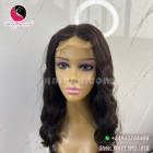 Vietnamese Wavy 5x5 lace closure wigs 10 inches 180% Density