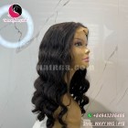 Vietnamese Wavy 5x5 lace closure wigs 10 inches 180% Density