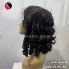 Wavy 5x5 lace closure wigs 14 inches 180% Density