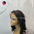 Water Wavy 5x5 lace closure wigs 16 inches 180% Density