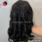 Water Wavy 5x5 lace closure wigs 16 inches 180% Density