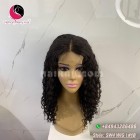 Deep Curly 5x5 lace closure wigs 18 inches 180% Density