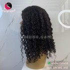 Jerry Curly 5x5 lace closure wigs 24 inches 180% Density