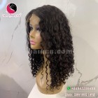 Curly 5x5 lace closure wigs 26 inches 180% Density