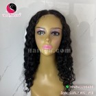 Curly 5x5 lace closure wigs 26 inches 180% Density