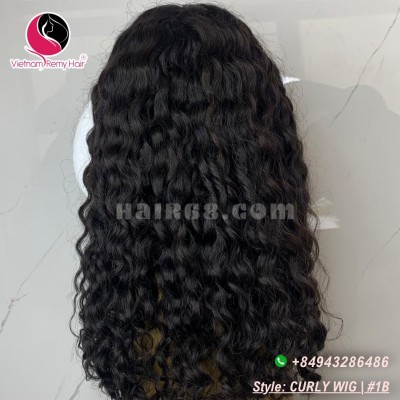 Bouncy Curly 5x5 lace closure wigs 28 inches 150% Density