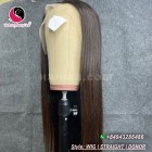 Straight 13X4 lace frontal wigs 18 inches 180% Density