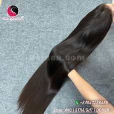 Straight 13X4 lace frontal wigs 30 inches 180% Density