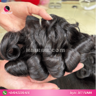 10 polegadas ondulado tecer cabelo humano - vapor ondulado