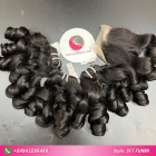 10 polegadas ondulado tecer cabelo humano - vapor ondulado