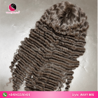 Vietnamese curly 4x4 lace closure wigs 28 inches 180% Density