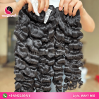 16 polegadas tecer ondulado do cabelo humano - ondulado natural