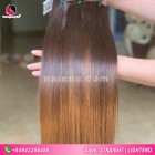 14 inch - Weave Black Ombre Hair Extensions - Straight Single