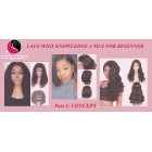 LACE WIGS HAIR FOR BEGINNER A TO Z (Part I)