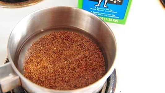 Homemade Flaxseed Hair Gel