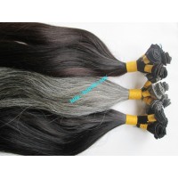 Cabelo liso tecelagem manual