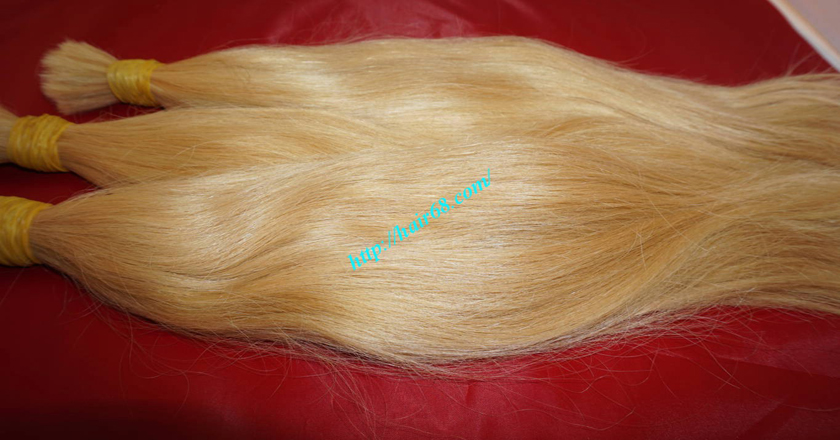 10 inch blonde hair straight single drawn 4