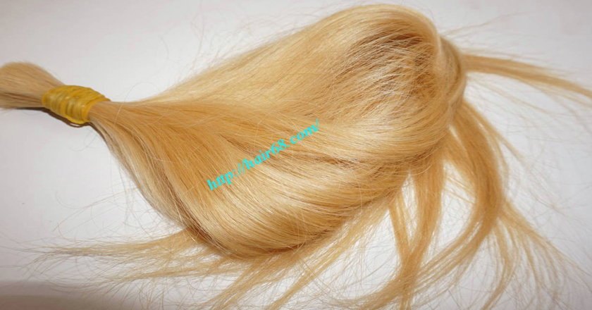 10 inch blonde hair straight single drawn 7