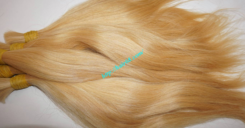 10 inch blonde hair straight single drawn 8