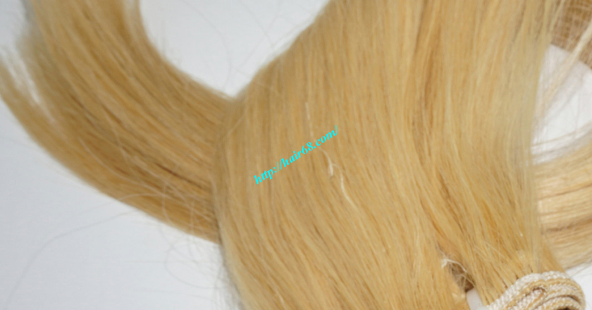 10 inch blonde weave hair straight remy hair 5