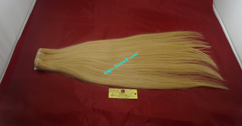 10 inch blonde weave hair straight remy hair 7