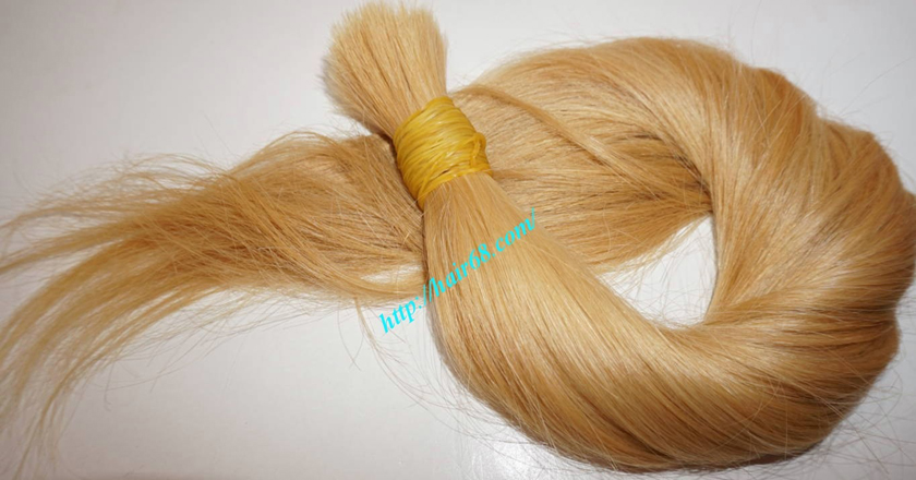 12 inch blonde hair straight single drawn 1