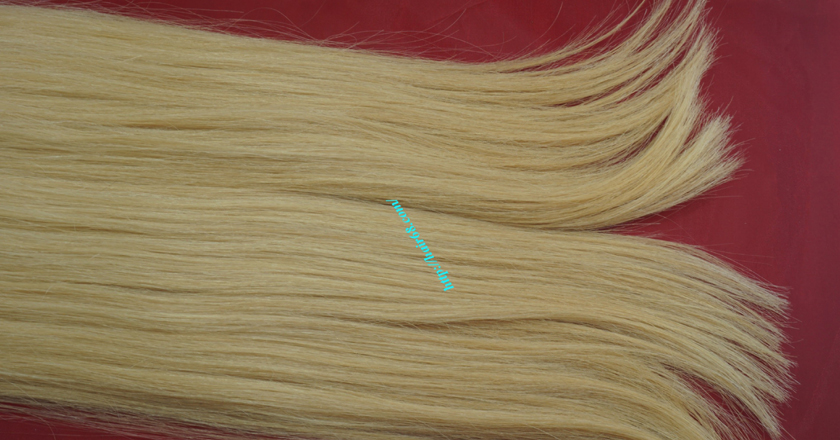 12 inch blonde weave hair straight remy hair 3