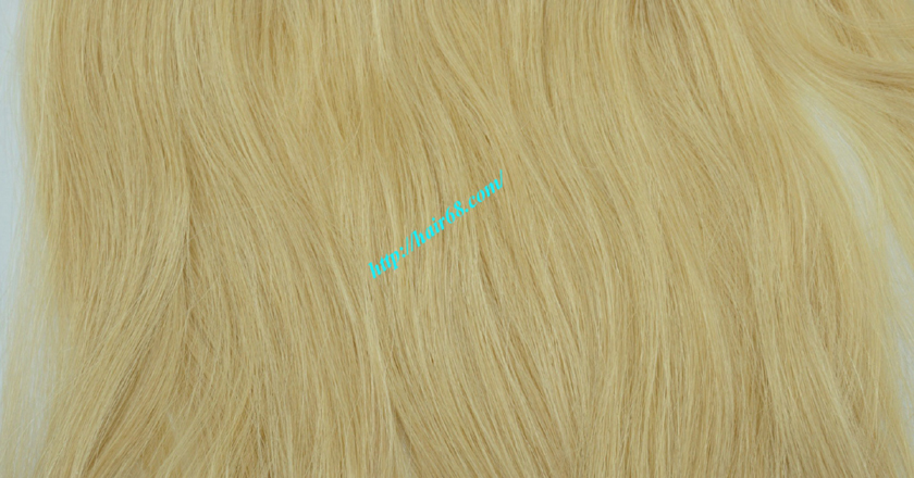 14 inch blonde weave hair straight remy hair 3