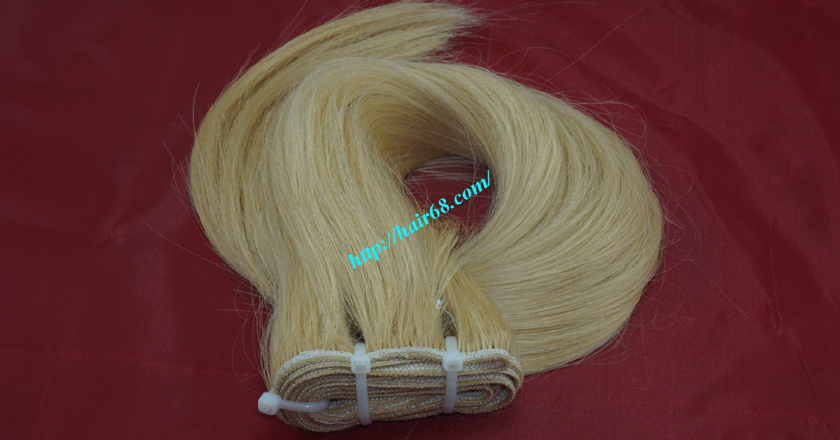 16 inch blonde weave hair straight remy hair 7