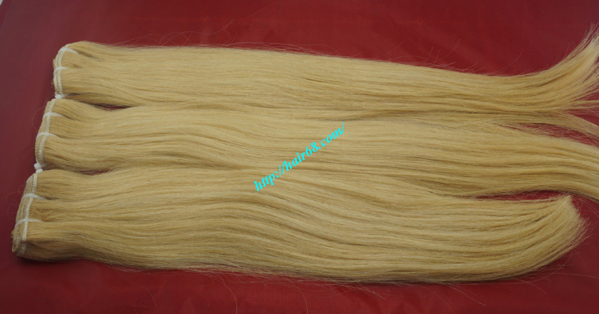 16 inch blonde weave hair straight remy hair 8