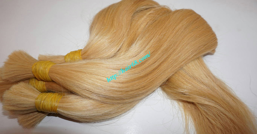 18 inch blonde hair straight single drawn 2