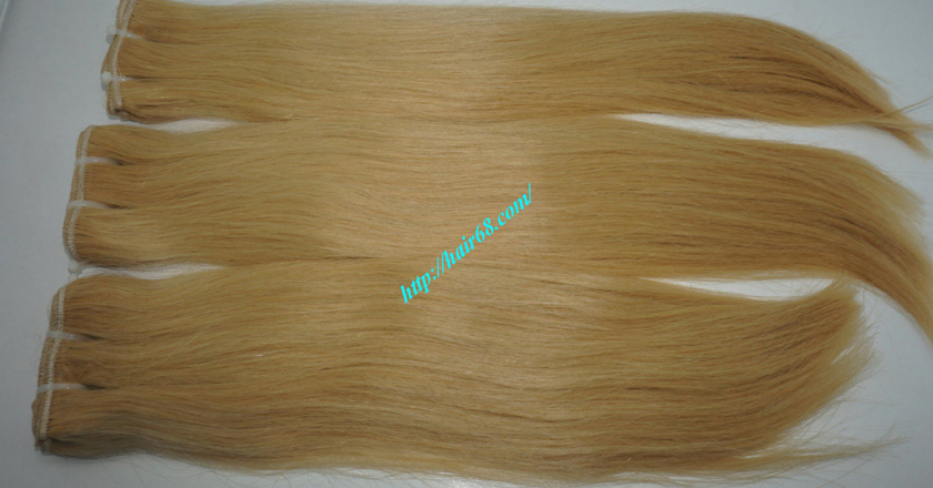 20 inch blonde weave hair straight remy hair 8