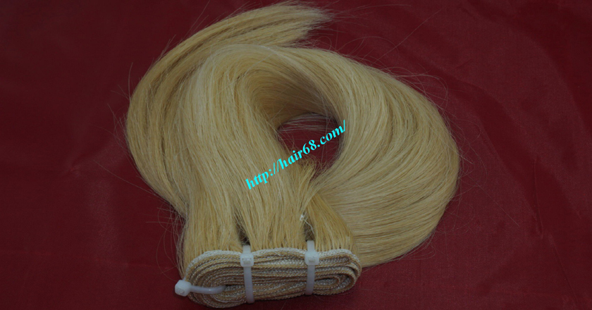 20 inch blonde weave hair straight remy hair 9