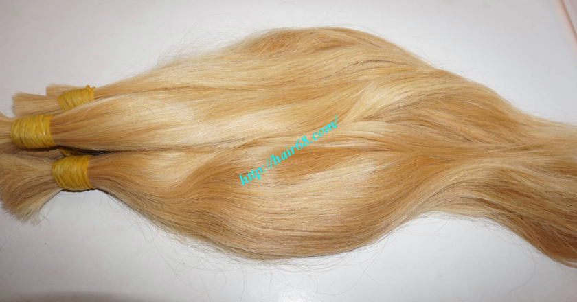 22 inch blonde hair straight single drawn 5